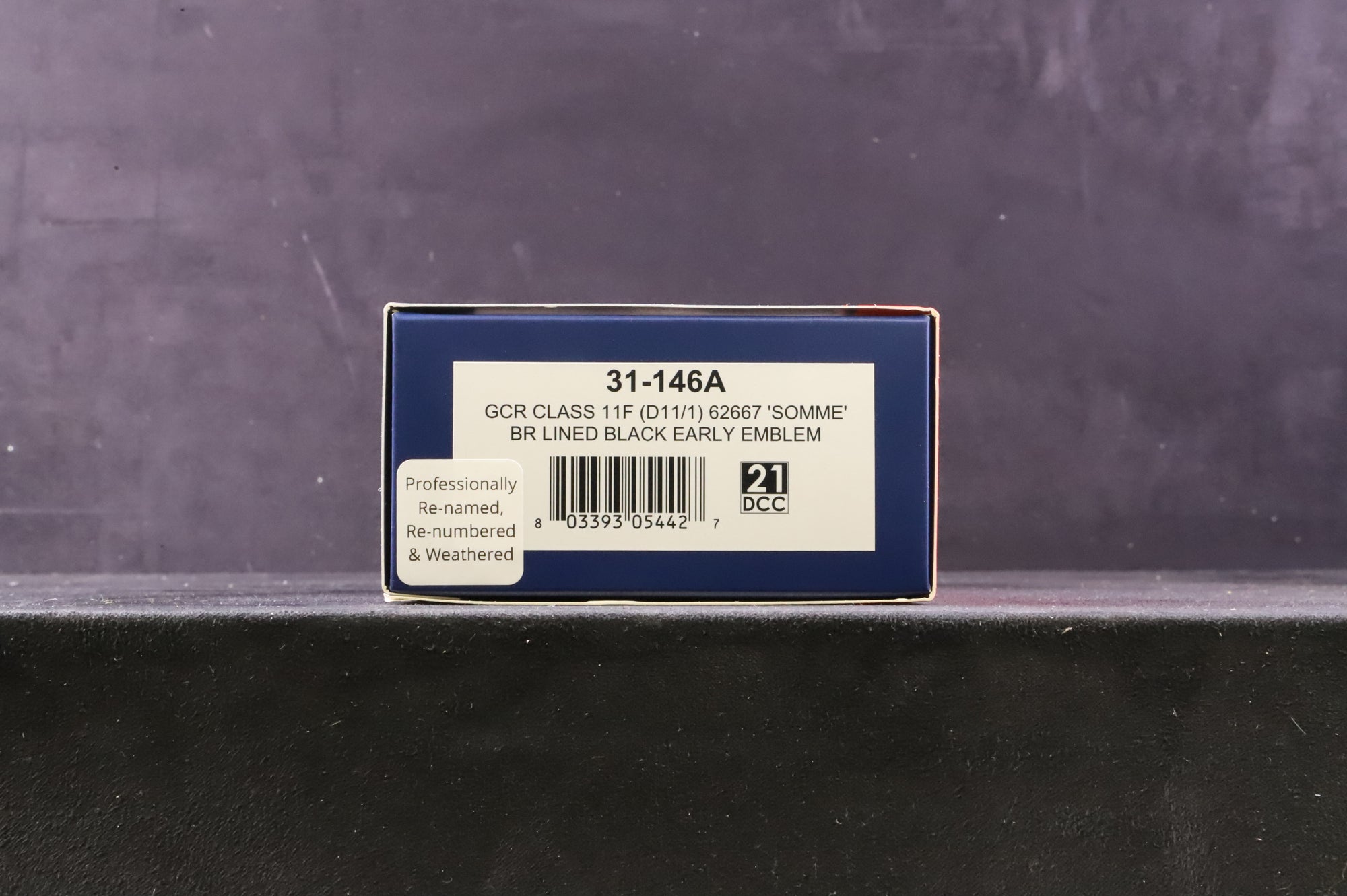 Bachmann OO 31-146A GCR Class 11F 62668 'Jutland' in Lined BR Black w/Early Crests - Weathered