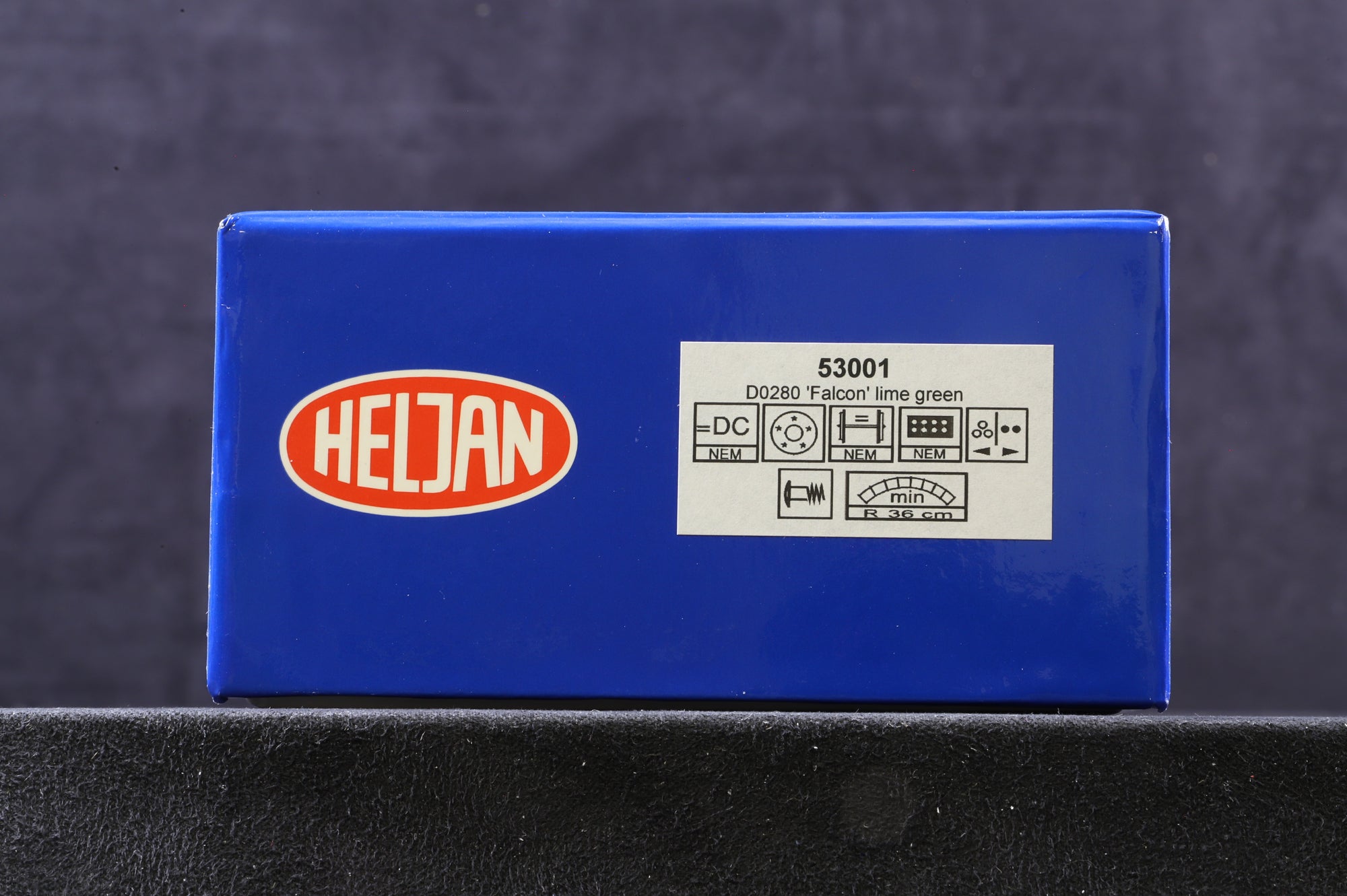 Heljan OO 53001 Brush Falcon D0280 in Lime Green - Limited Edition No.347/800