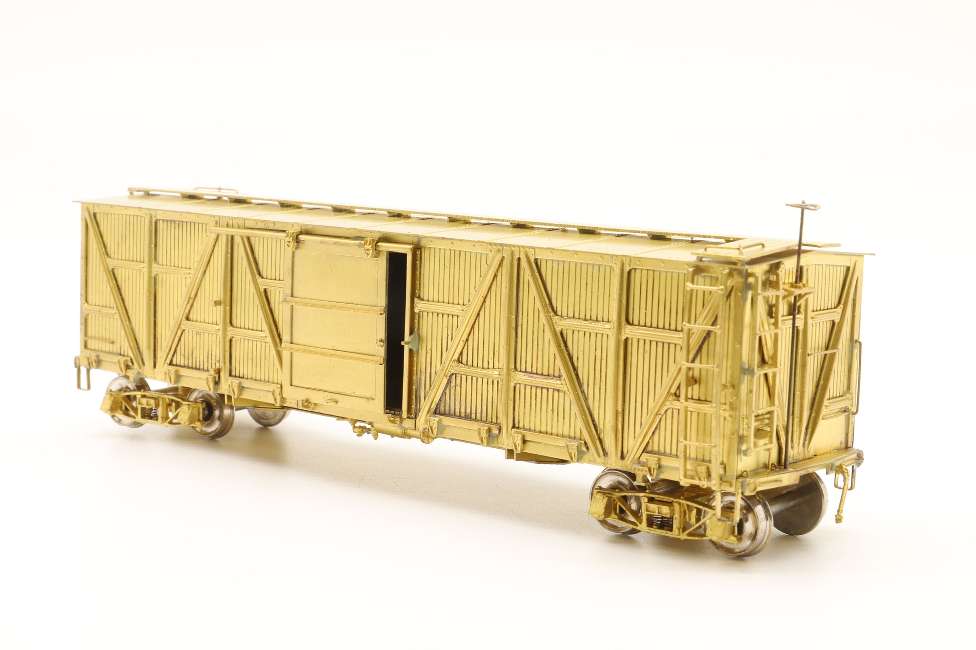 Overland Models HO Brass F.G.E.X. Refrigerator Car Unpainted