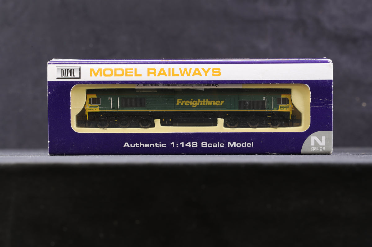 Dapol N ND-056 Class 66 Freightliner &#39;66613&#39;