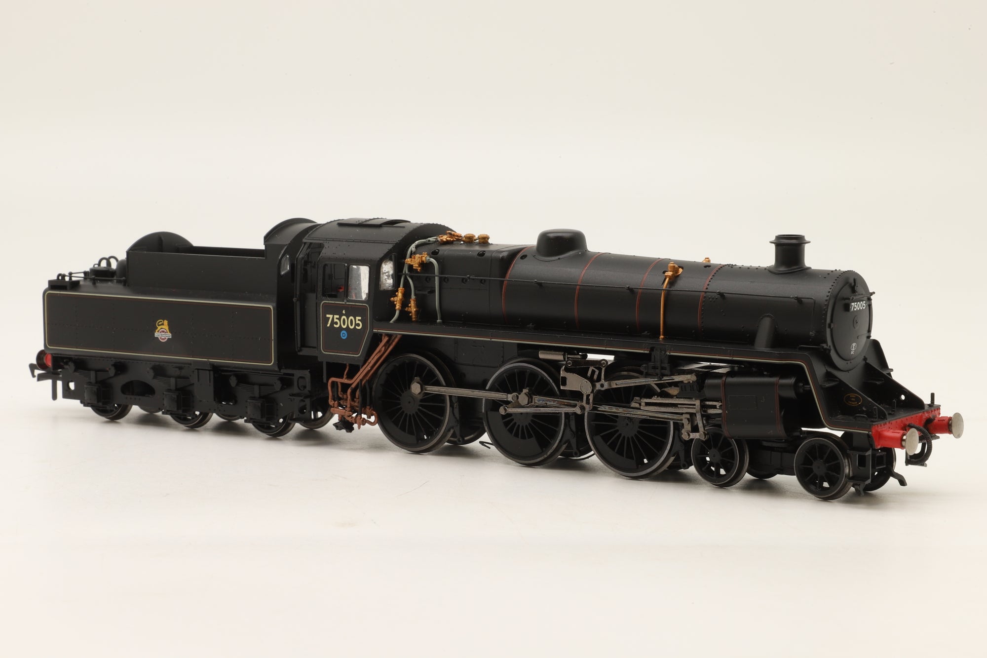 WORKSHOP Hornby OO R2714 Standard Class 4MT '75005' BR Lined Black E/C DCC Fitted