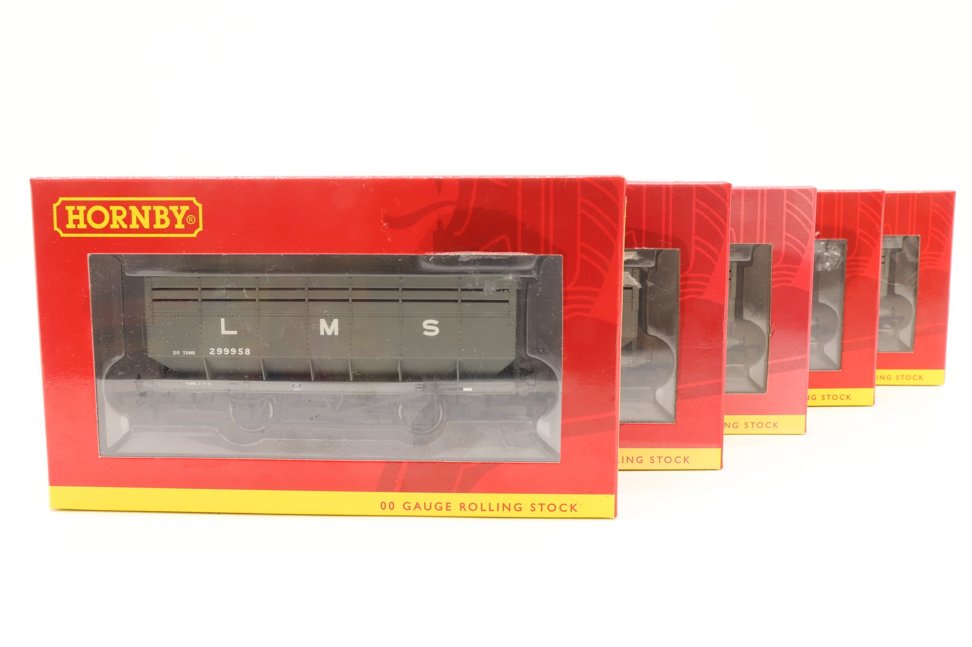 Hornby OO Rake of 5 LMS 20 Ton Coke Hopper R6731A
