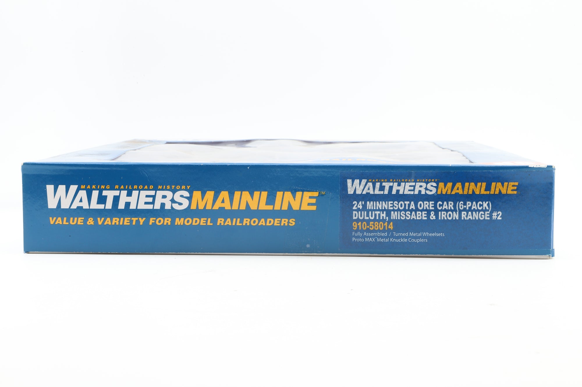 Walthers HO 910-58014 6-Pack of 24' Minnesota Ore Cars in DMIR Brown - Pro-Customised/Weathered