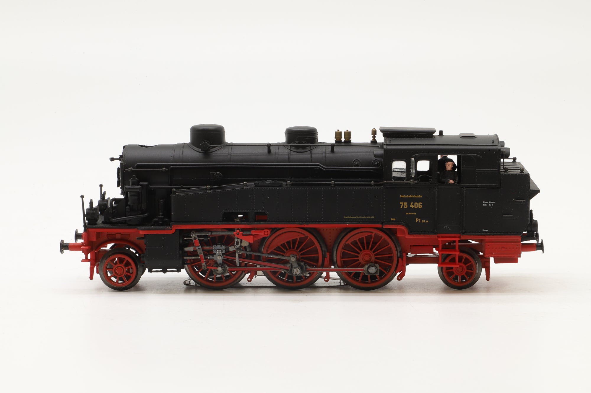 WORKSHOP Liliput HO L131012 BR 75 Steam Locomotive DCC Fitted 3 Rail