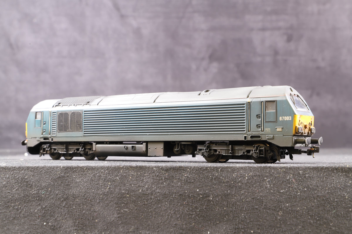 Hornby OO R3268 Arriva Trains Bo-Bo Diesel Electric Class 67 &#39;67003&#39;, Weathered