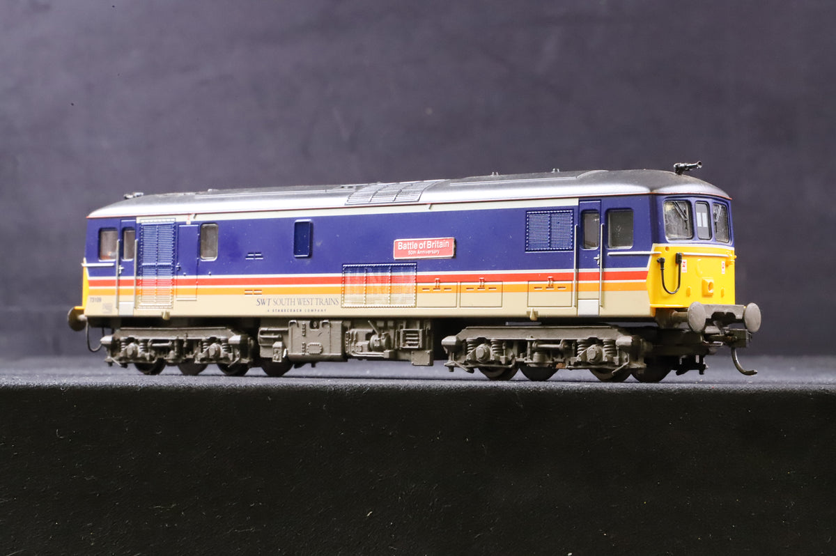 WORKSHOP Hornby OO R2655 Class 73 73019 &#39;Battle of Britain&#39; in SWT Livery - Weathered