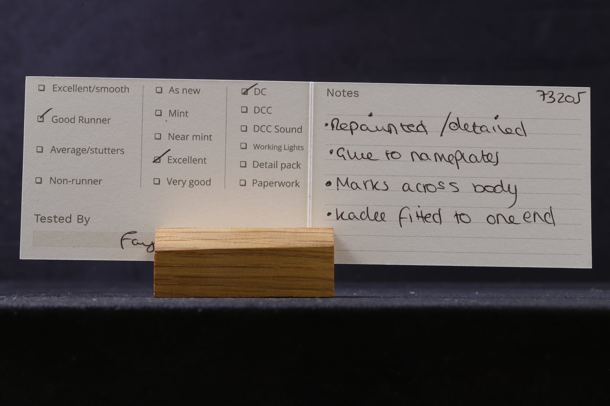 Hornby OO Class 73 '73205' 'Jeanette', Intercity - Renamed, repainted and renumbered