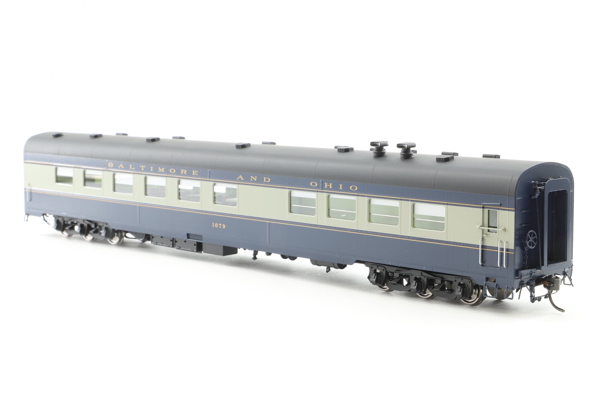 The Coach Yard HO Brass 2140m Passenger car set B&O BALTIMORE & OHIO