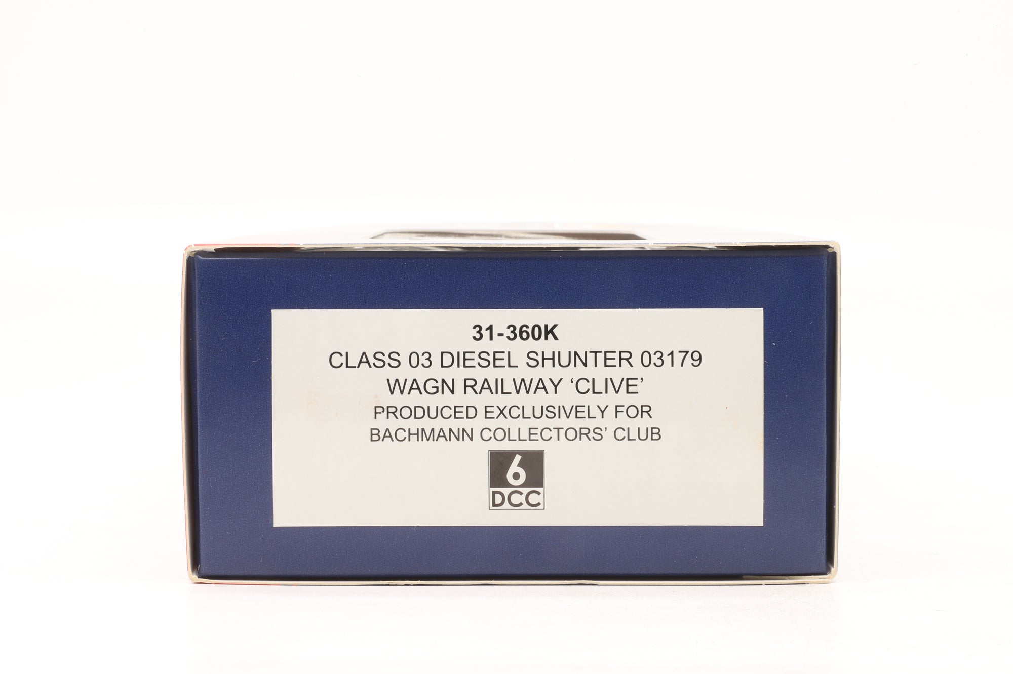 Bachmann OO 31-360K Class 03 Diesel Shunter '03179' 'Clive' WAGN Railway Ltd Ed 277/504