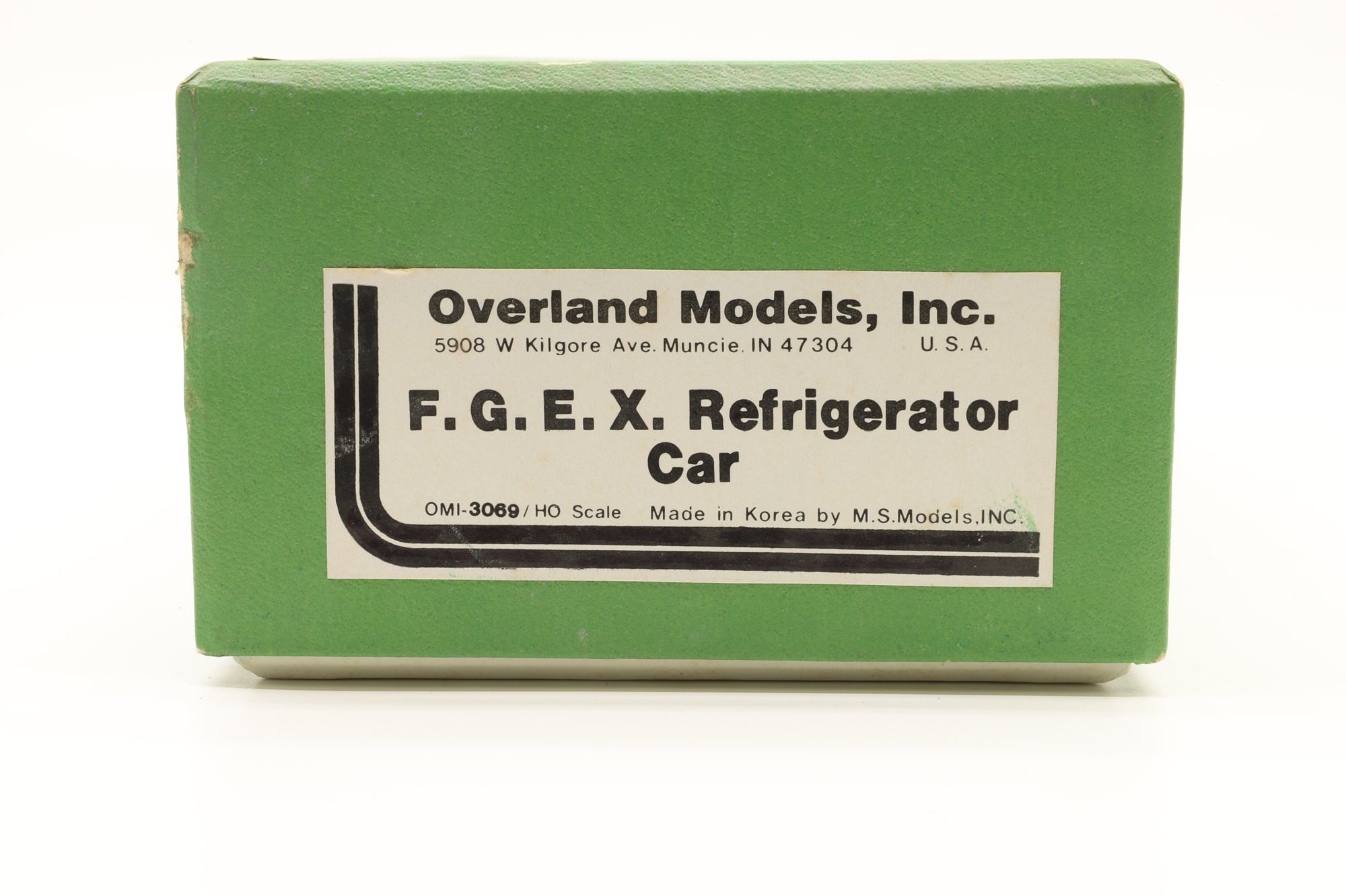 Overland Models HO Brass F.G.E.X. Refrigerator Car Unpainted
