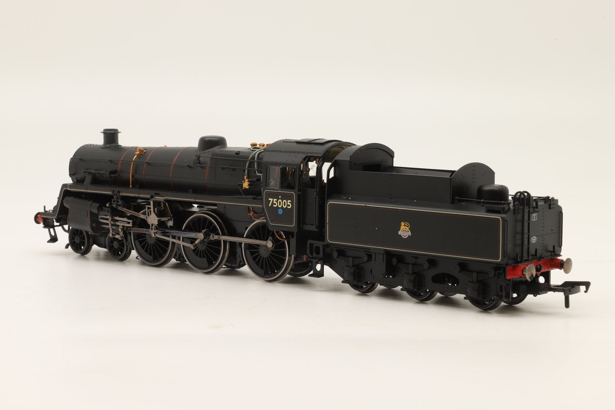 WORKSHOP Hornby OO R2714 Standard Class 4MT '75005' BR Lined Black E/C DCC Fitted