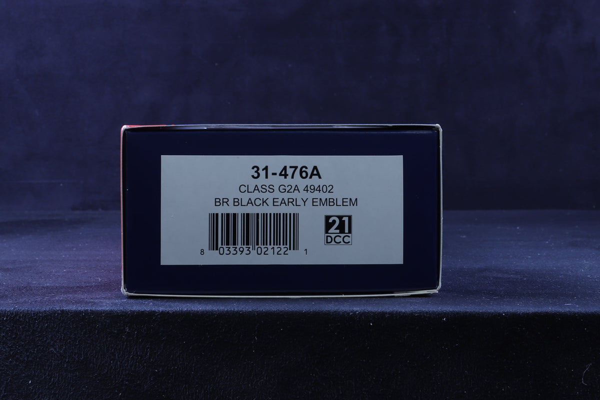 Bachmann OO 31-476A Class G2A 49402 in BR Black with Early Crests