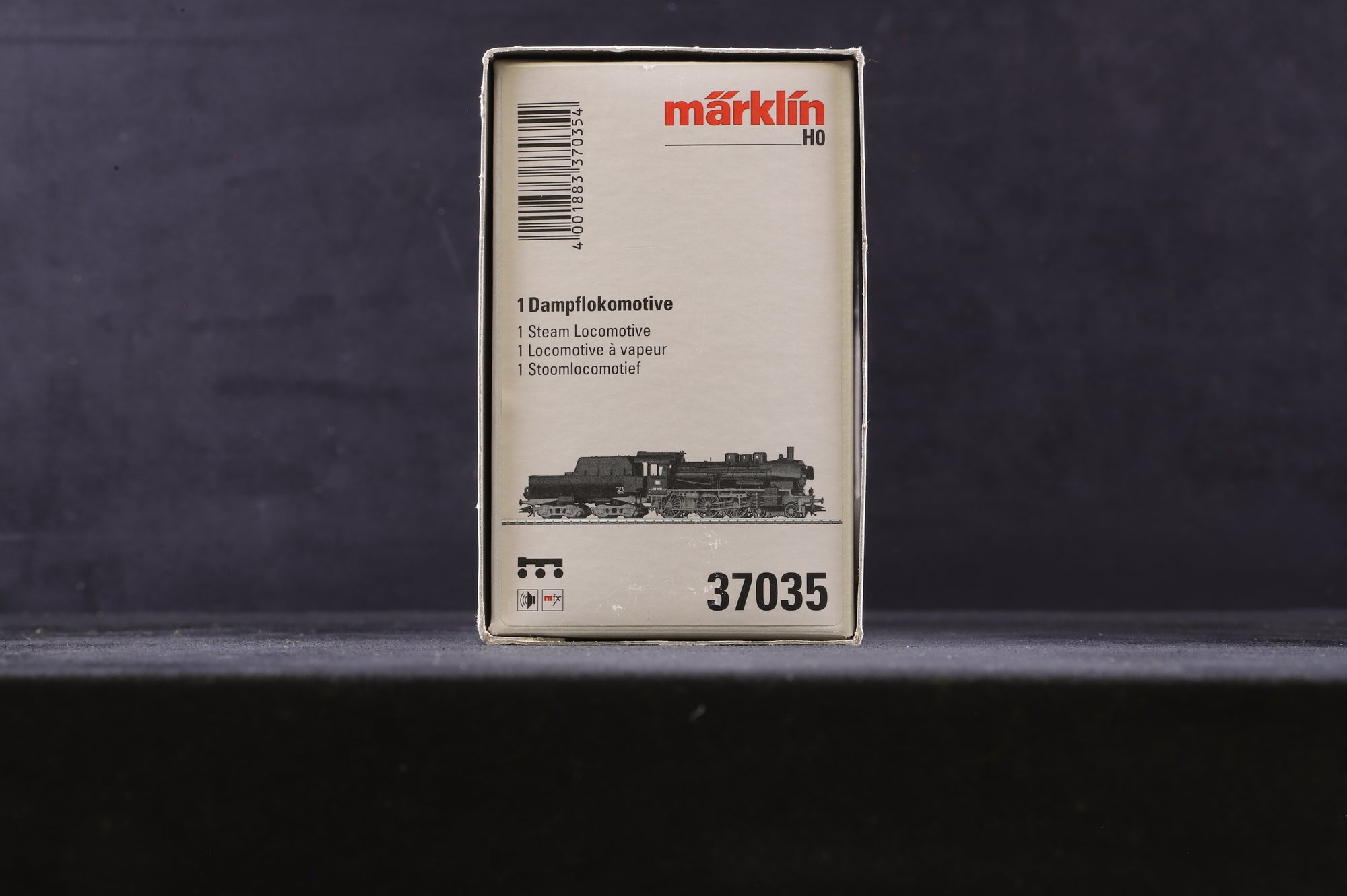 Marklin HO 37035 BR 38.10-40 383812 in DB Black/Red - UNTESTED