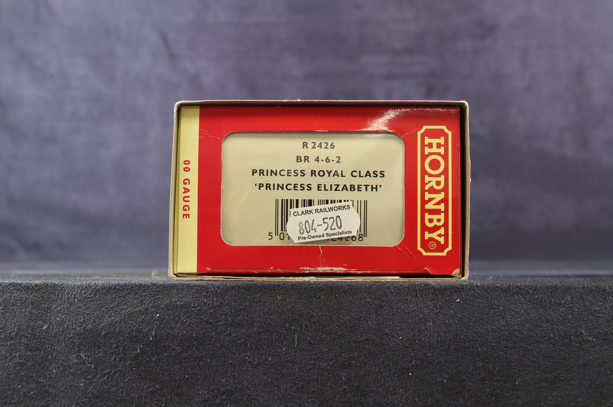 Hornby OO R2426 Princess Royal Class 4-6-2 '46201' 'Princess Elizabeth' BR Plain Black E/C Ltd Ed 1512/2004