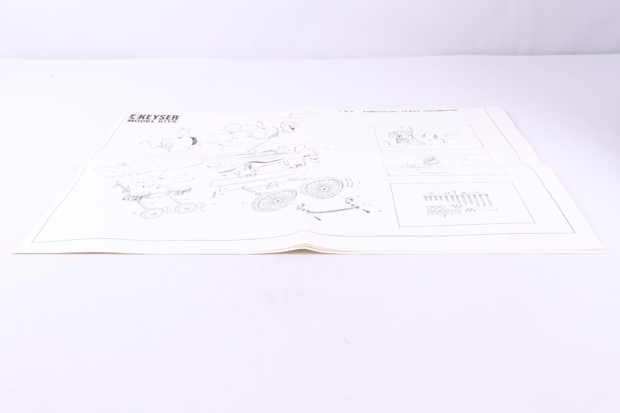 Milestones Kits OO ML7 GWR Armstrong 4-4-0 Kit