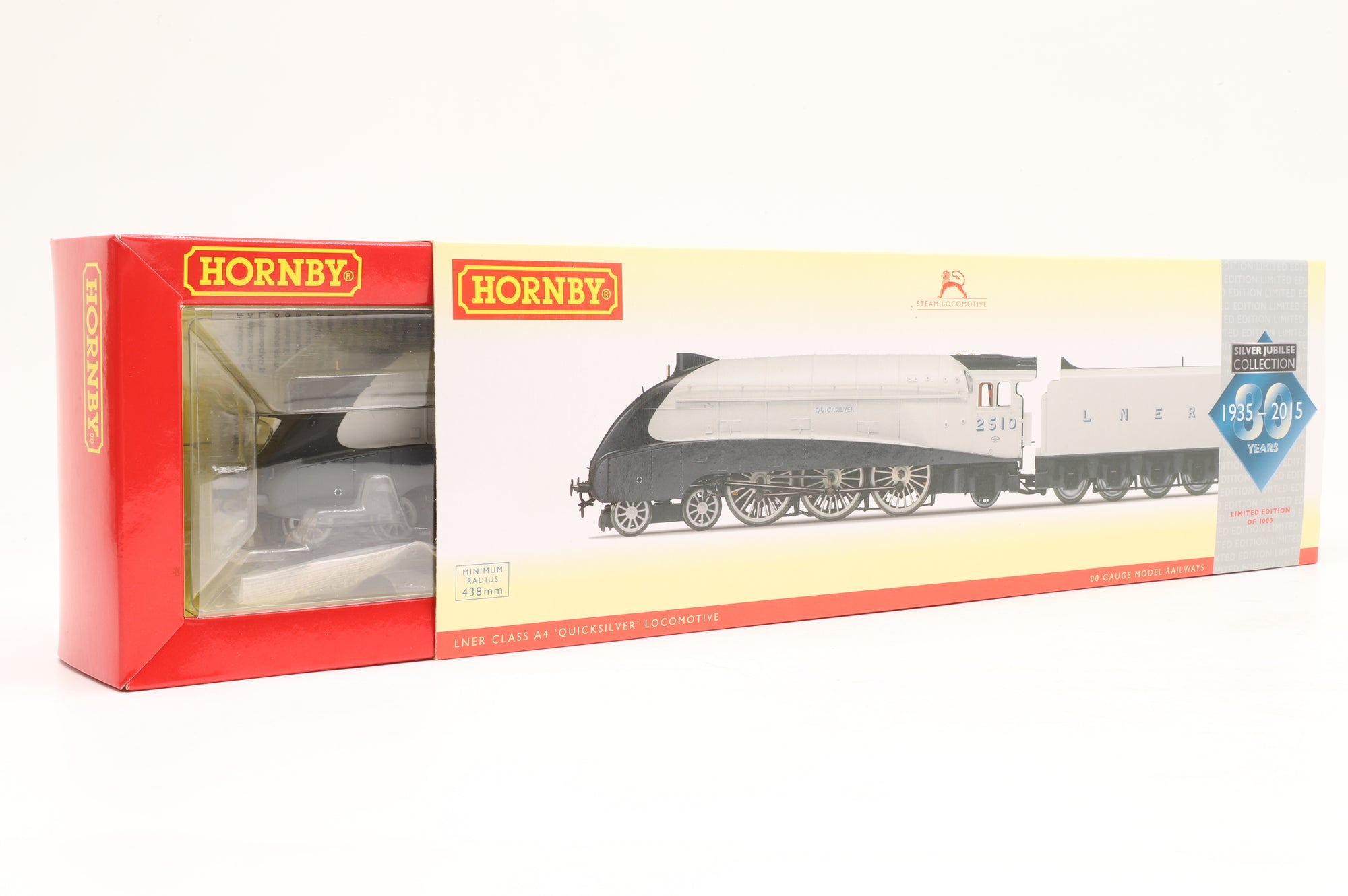 Hornby OO R3307 The Silver Jubilees Class A4 '2510' 'Quicksilver' LNER Grey