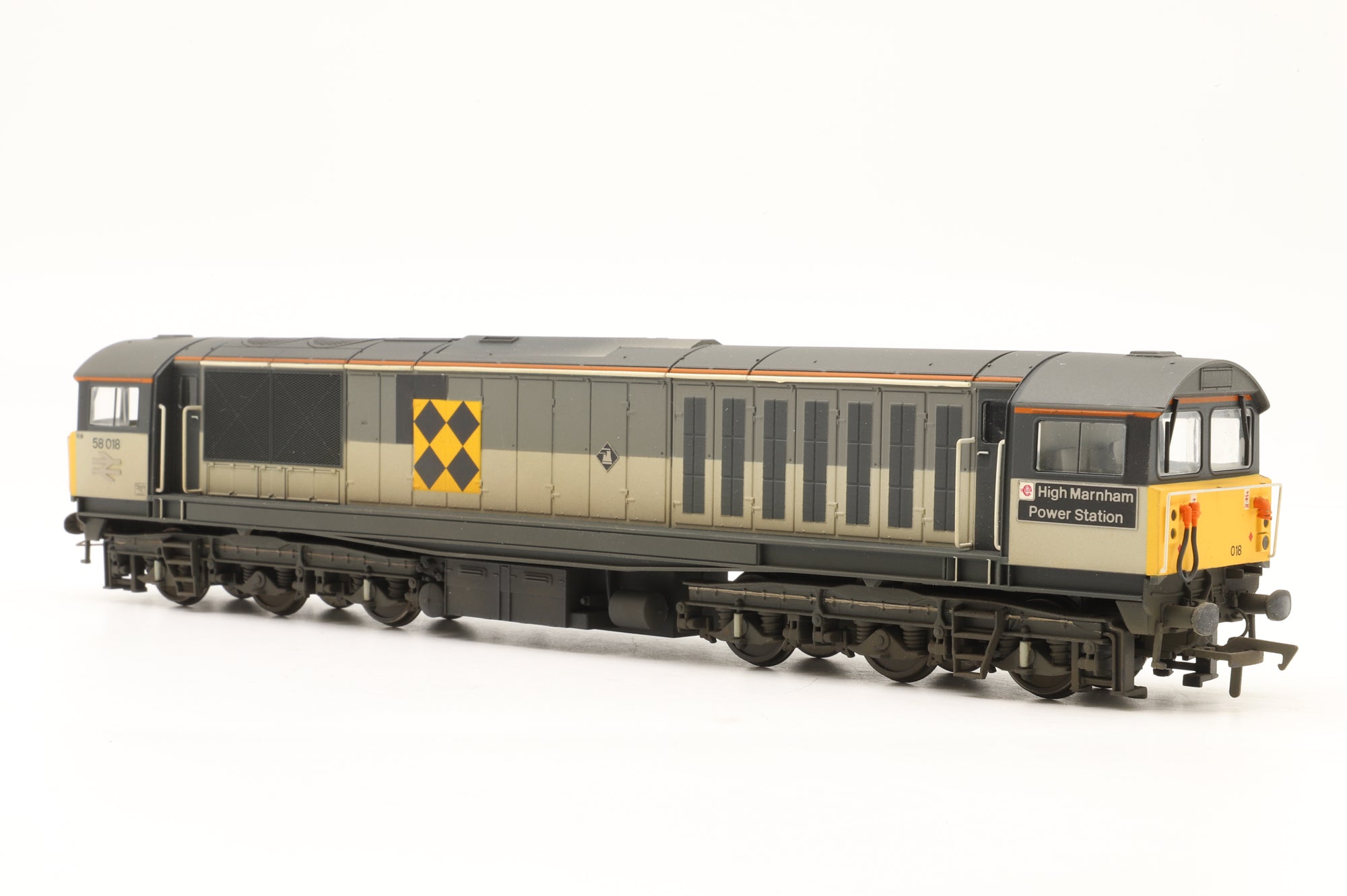 Heljan OO 5800 Class 58 Diesel '58018' "Mainline" Ex-Railfreight Triple Grey Renumbered & Weathered DCC Fitted