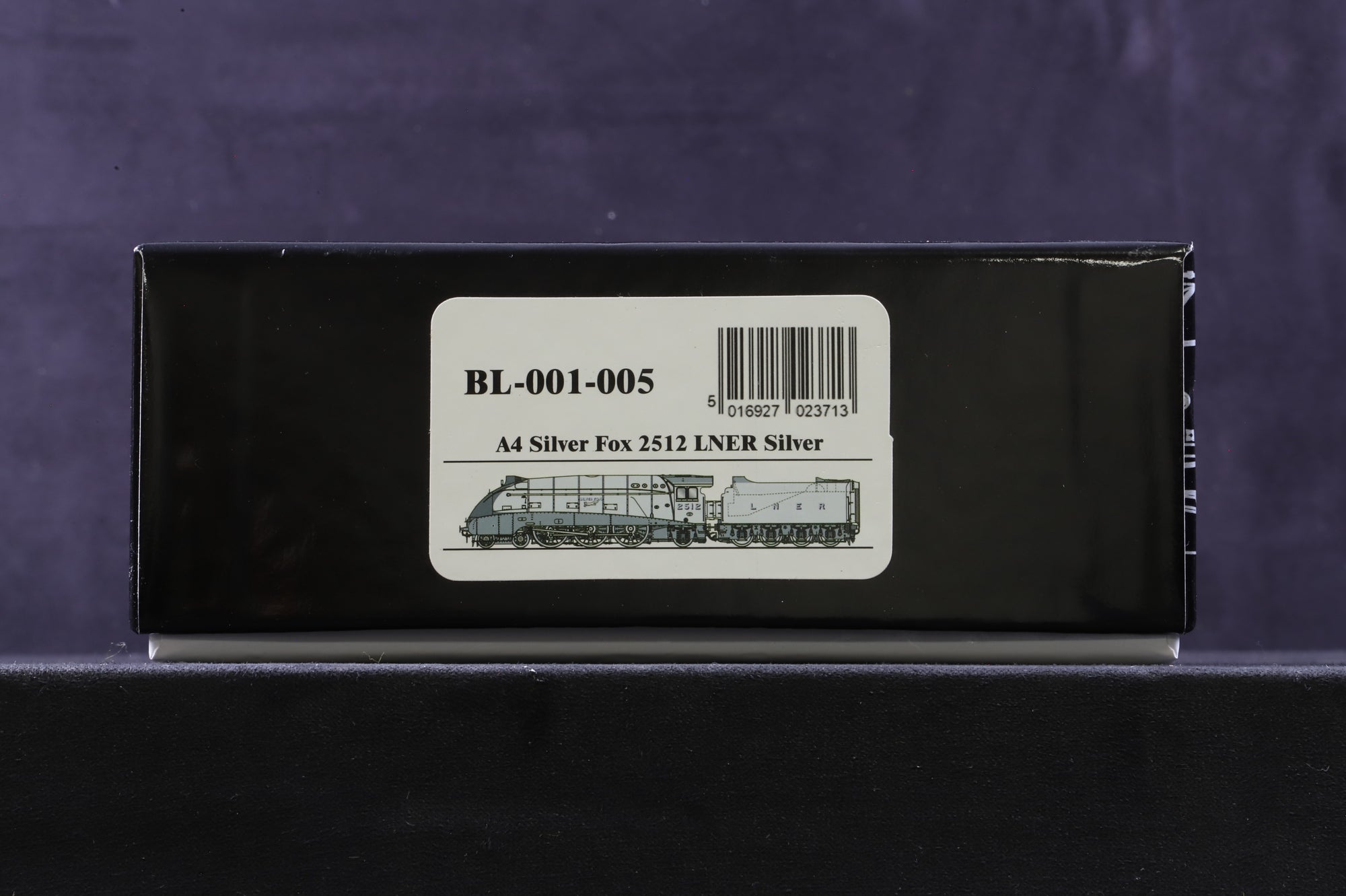 Dapol Black Label OO BL-001-005 Class A4 '2512' 'Silver Fox' LNER Silver DCC Sound & Smoke