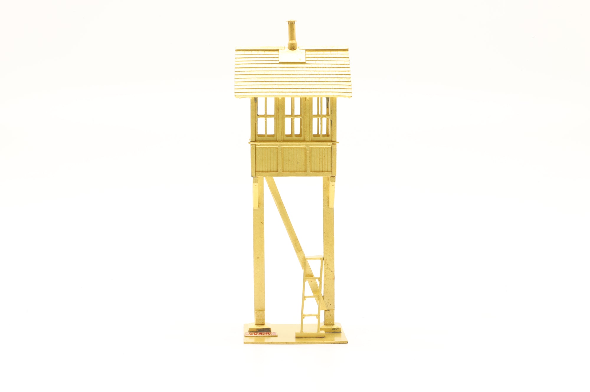 Overland Models HO Brass Elevated Crossing Shanty Unpainted