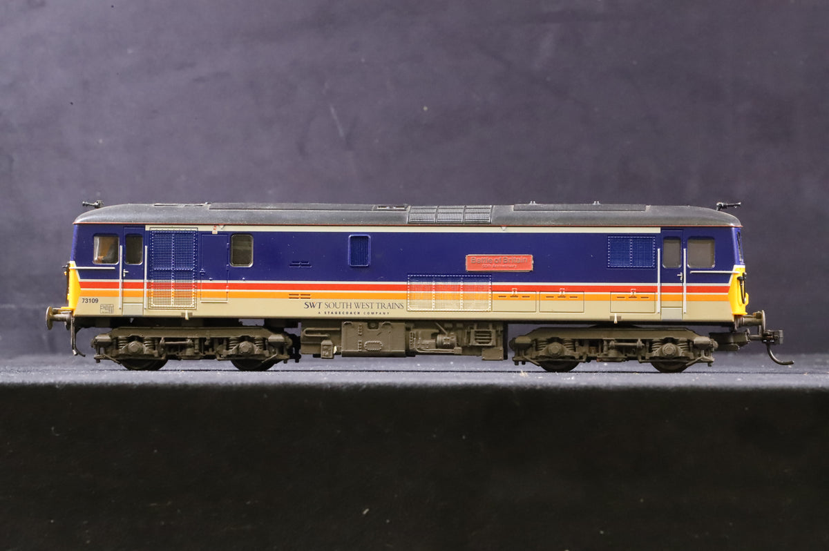WORKSHOP Hornby OO R2655 Class 73 73019 &#39;Battle of Britain&#39; in SWT Livery - Weathered