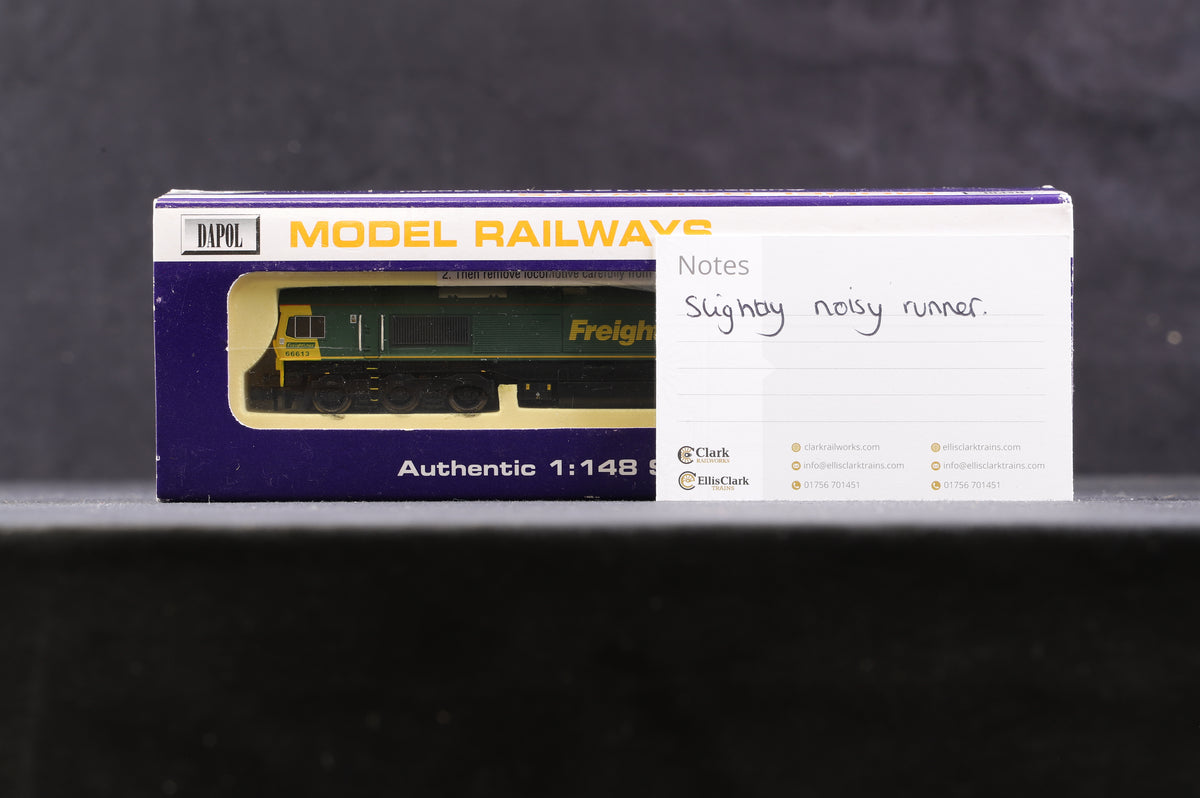 Dapol N ND-056 Class 66 Freightliner &#39;66613&#39;