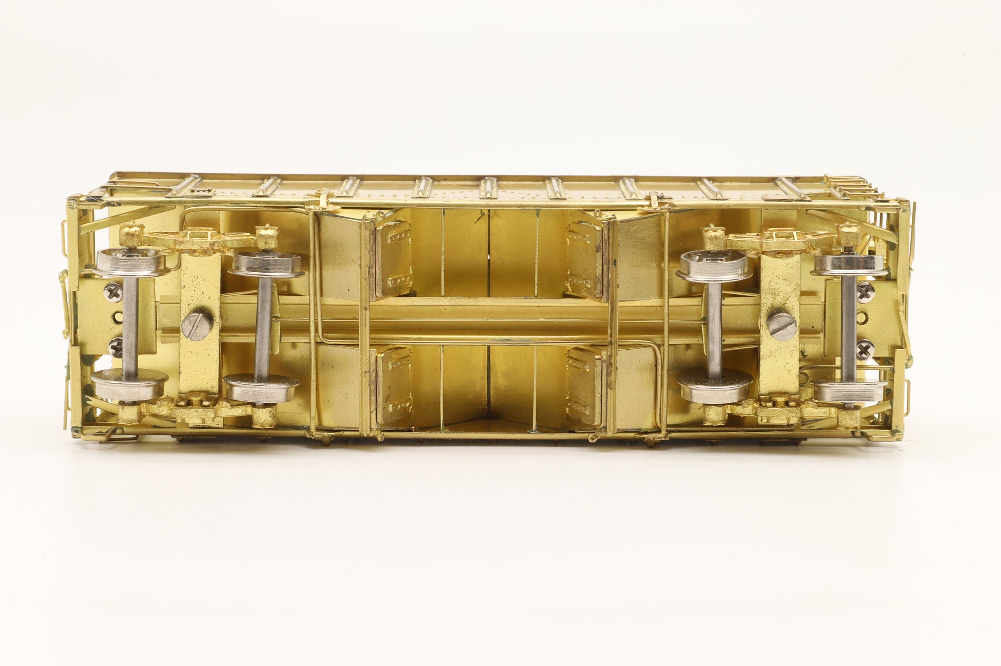 Railworks Ltd HO Brass GL-GL c 2 Bay Hopper Wagon Unpainted