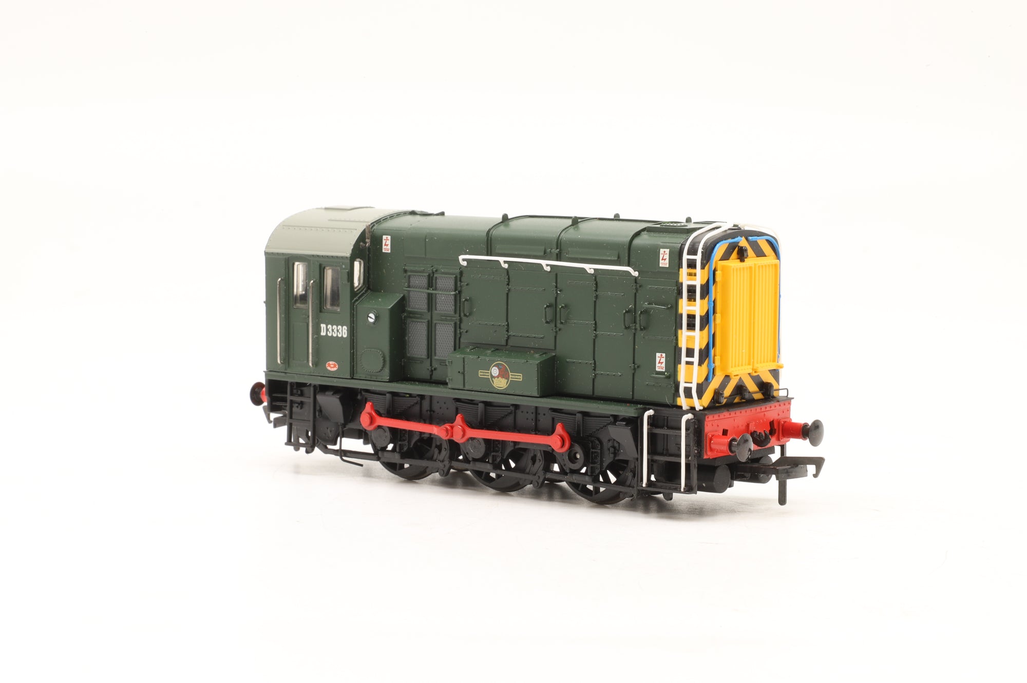 Bachmann OO 32-112 Class 08 D3336 in BR Green w/ Wasp Stripes
