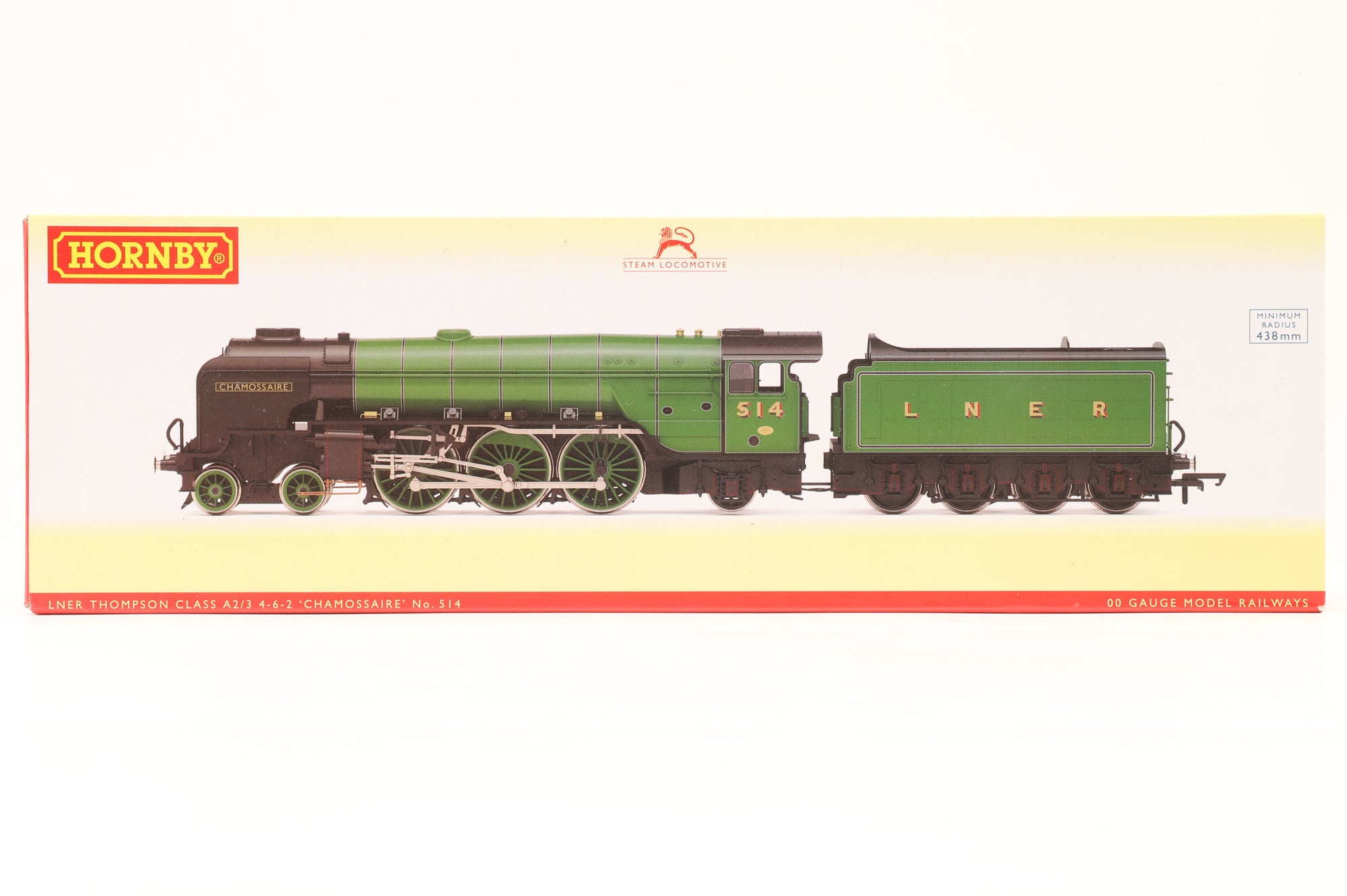 Hornby OO R3833 Thompson Class A2/3 '514' 'Chamossaire' LNER Green