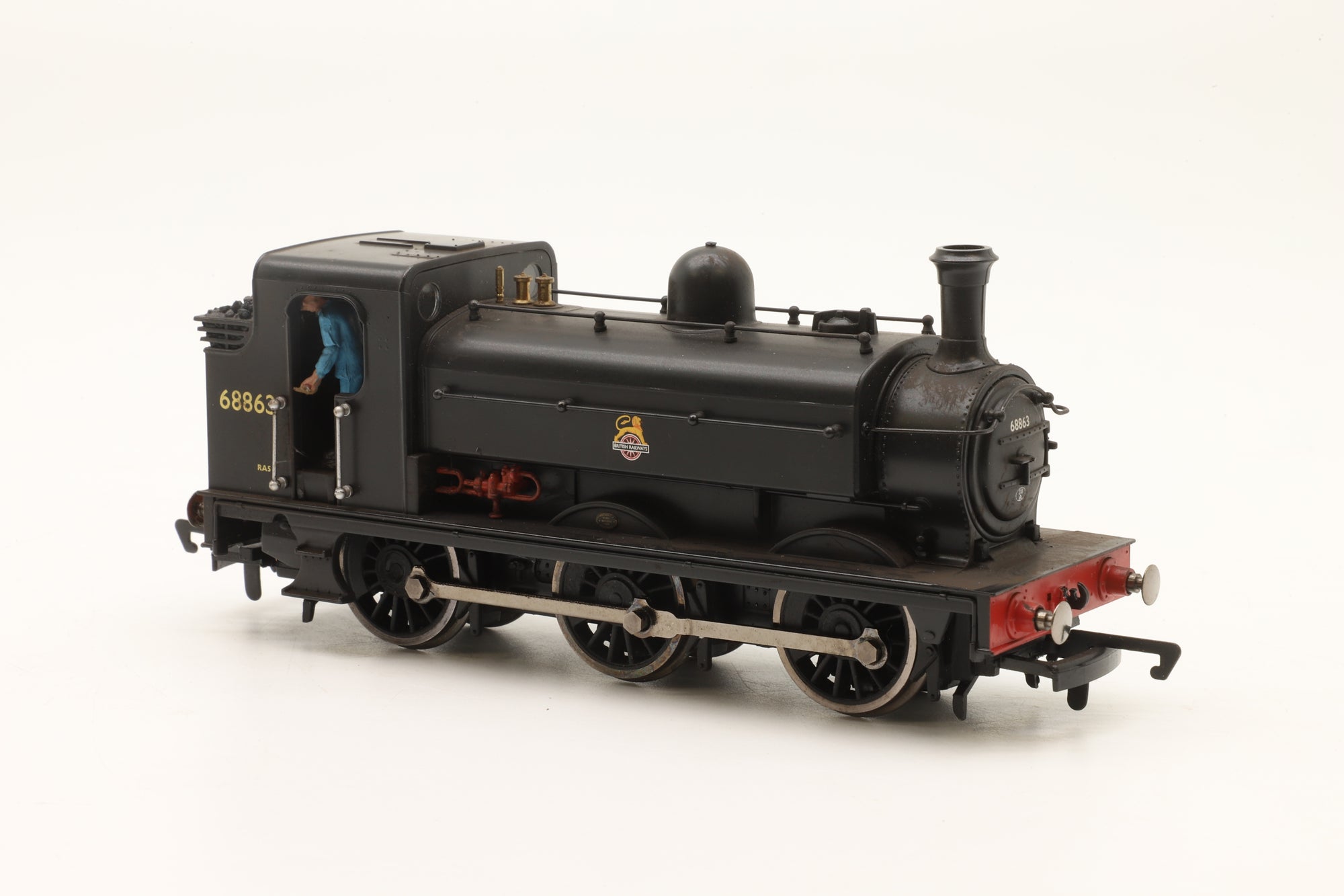 Hornby OO R3121X Class J52 '68863' BR Black E/C Weathered DCC Fitted
