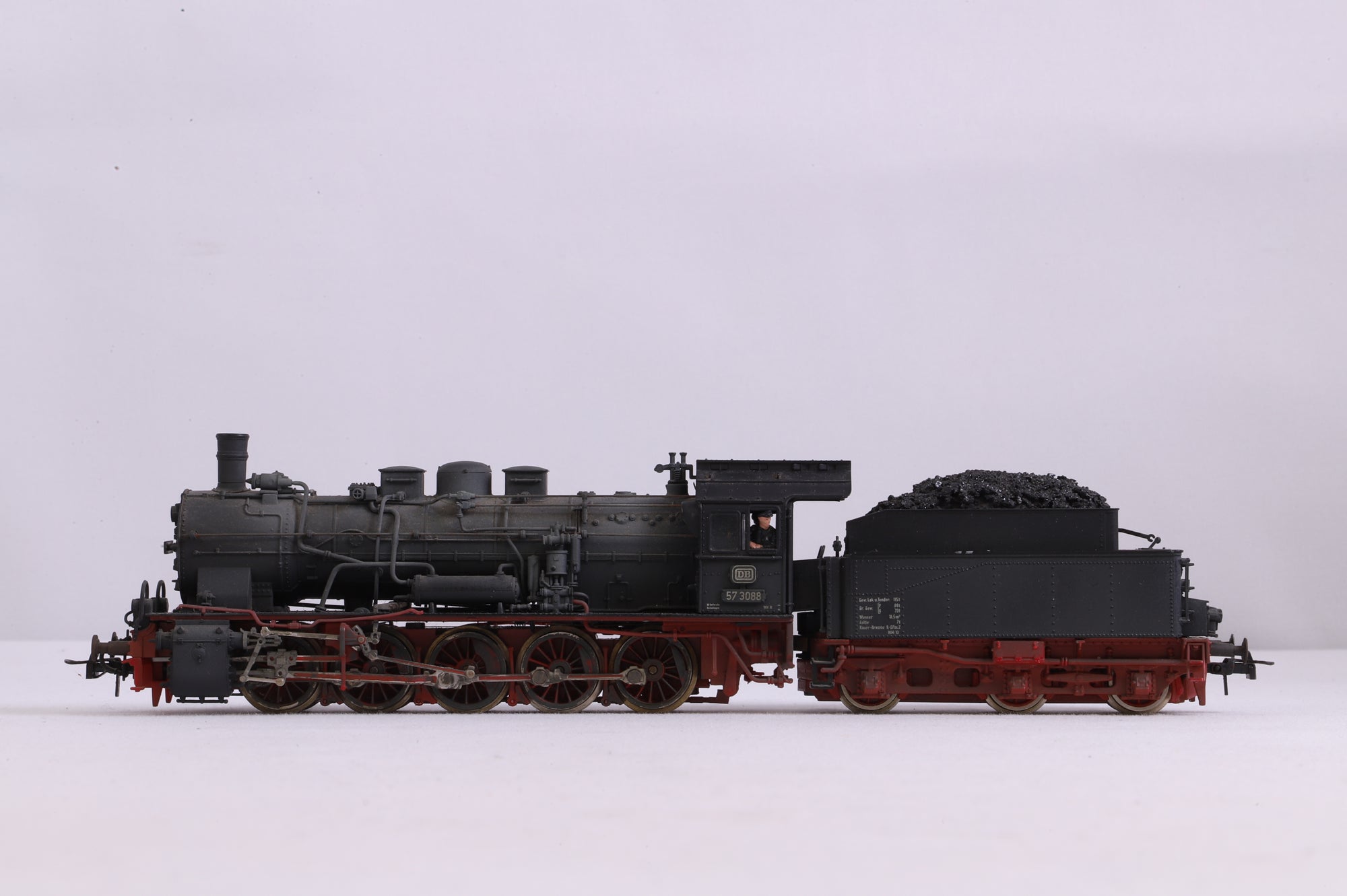 Roco HO 43220 Class BR57 0-10-0 57 1914 German DB Weathered