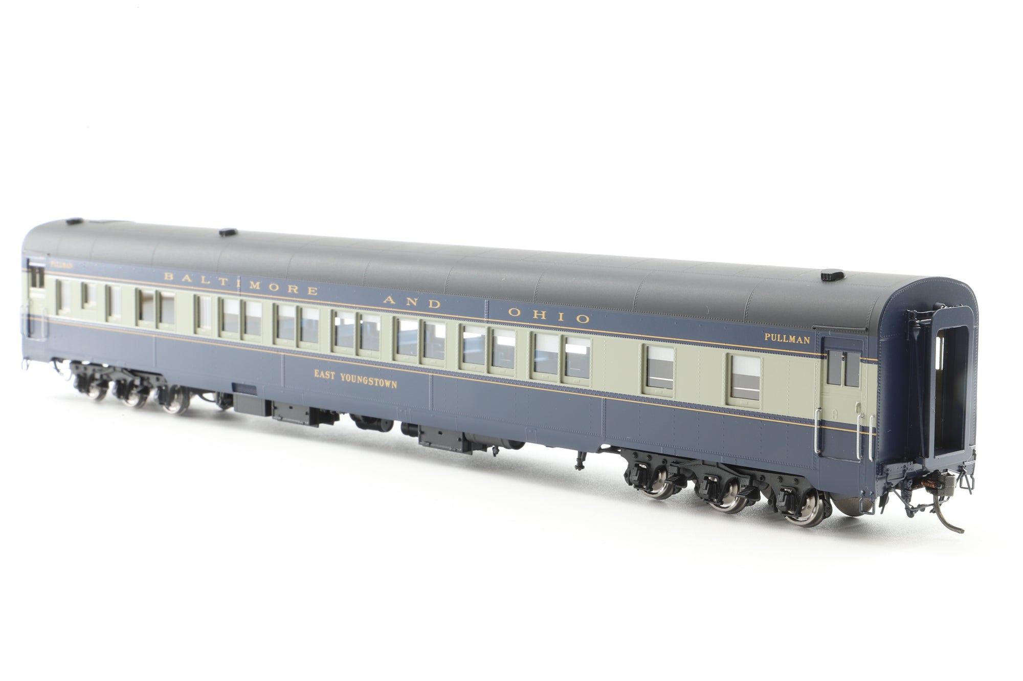 The Coach Yard HO Brass 2140 & 2140e 12-Car B&O 1950's National Limited Set