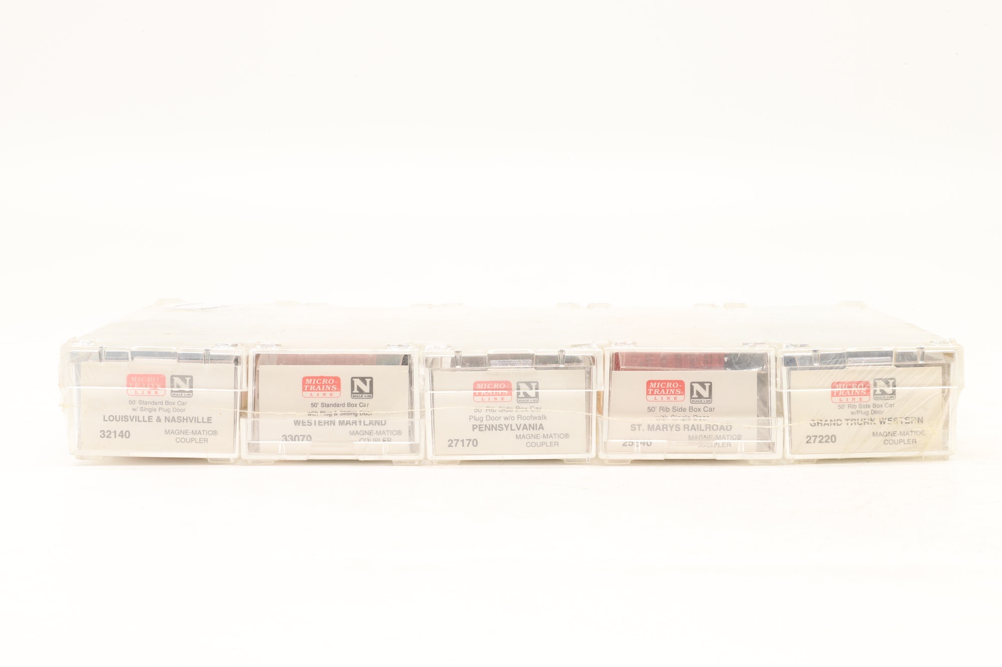 Micro-Trains N Pack of 5x Assorted America 50' Box Cars