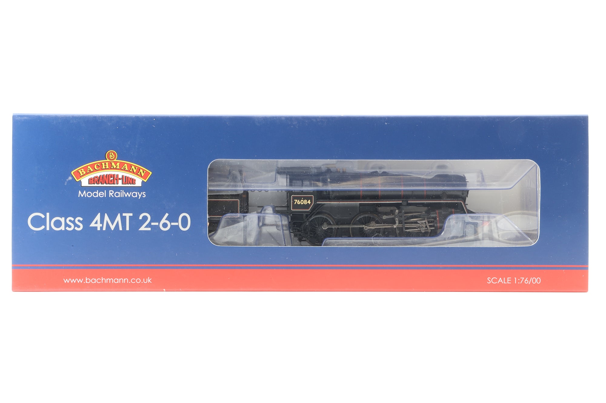 Bachmann OO 32-954A Standard 4MT '76084' BR Lined Black Early Emblem