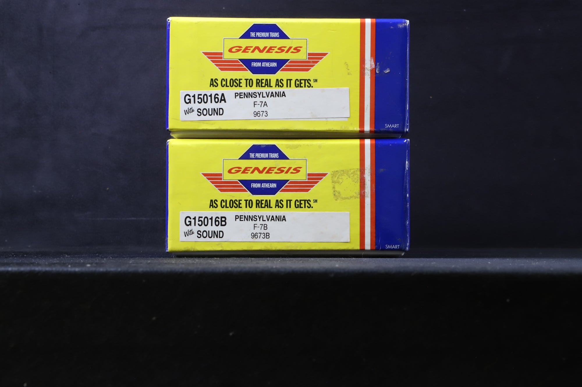 Athearn Genesis HO G15016 F-7A & F-7B Pennsylvania DCC Sound