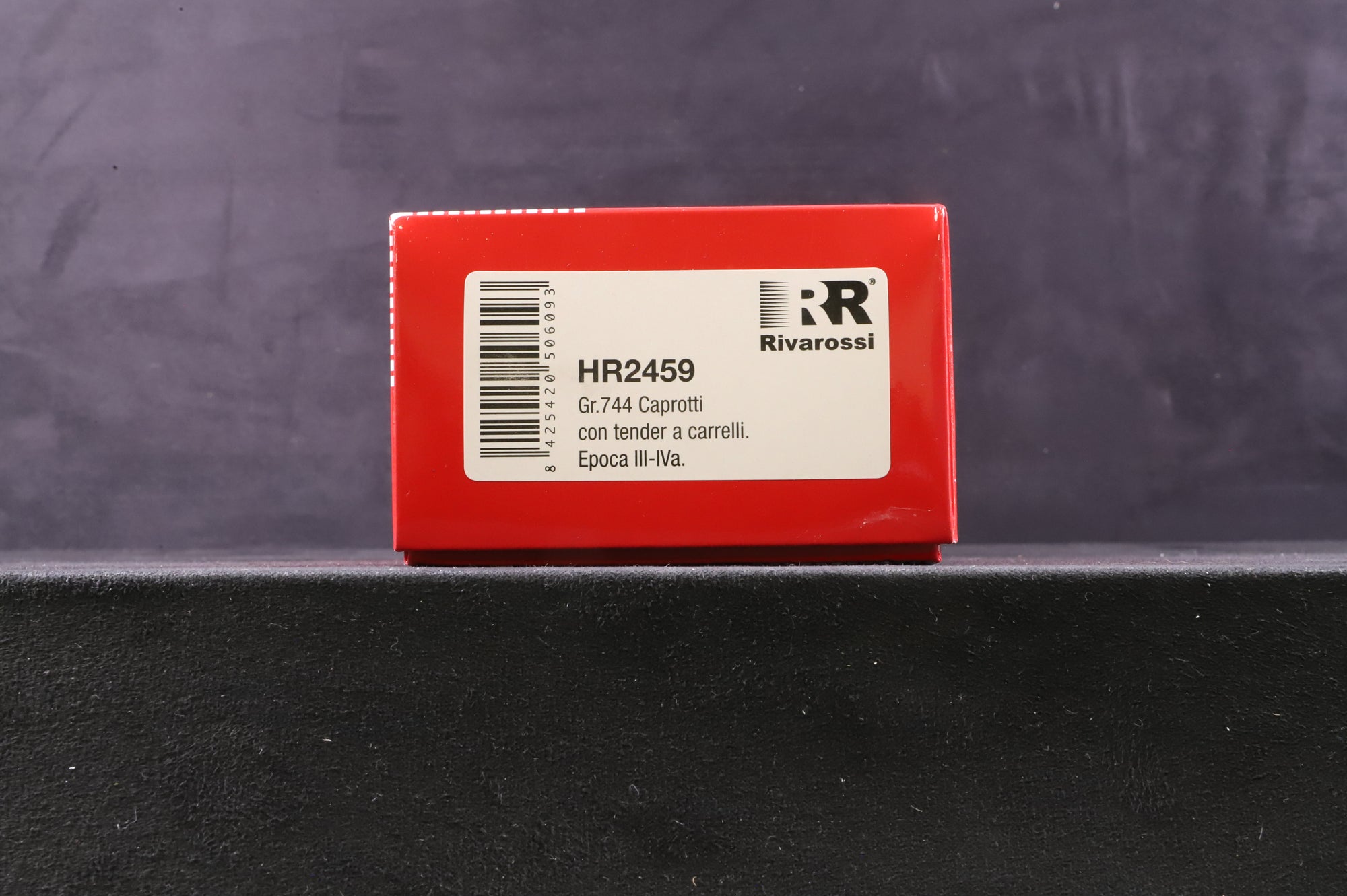 Rivarossi HO HR2459 Gr.744 Caprotti con tender a carrelli, Ep III-IVa, DCC Fitted