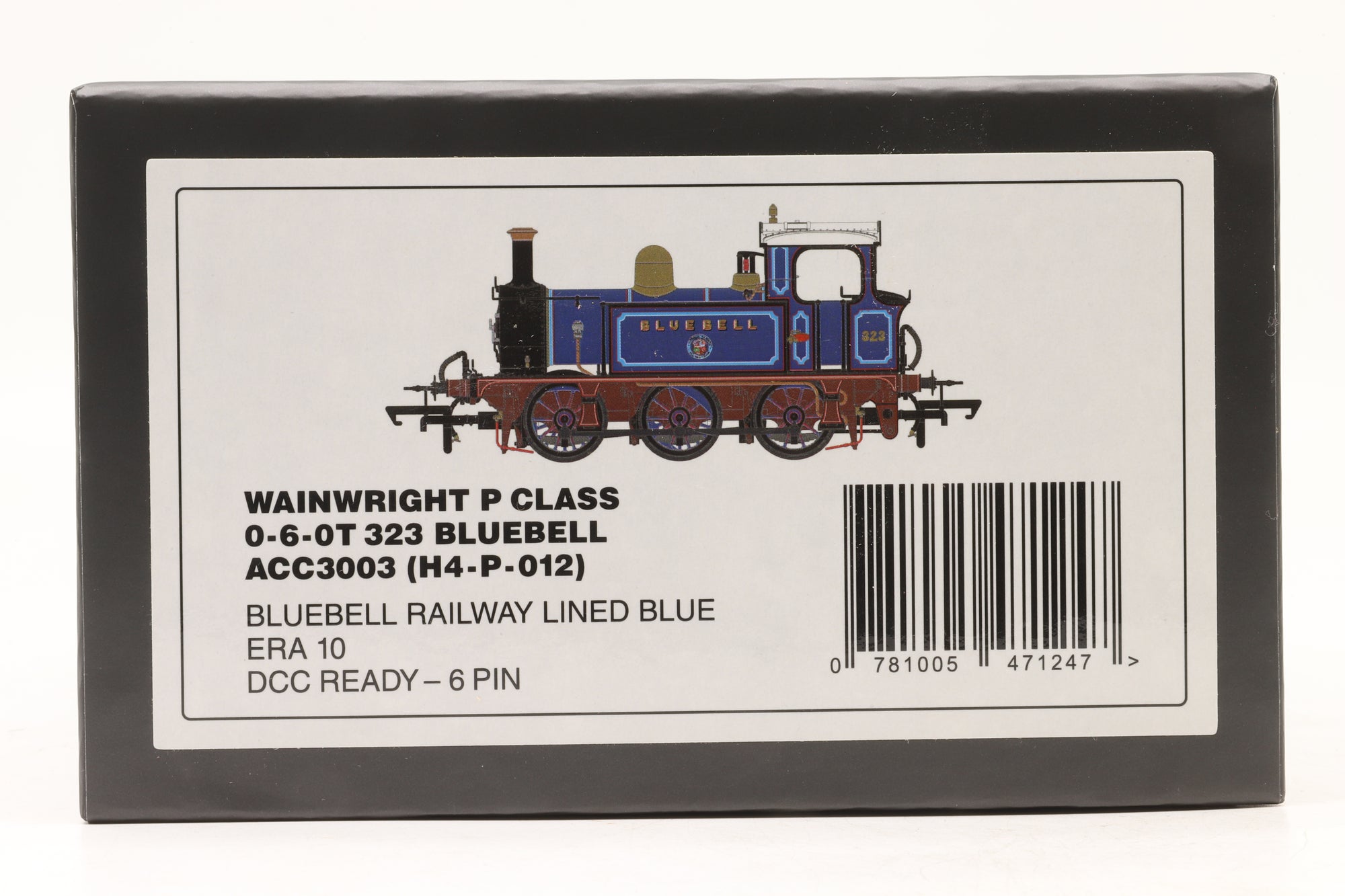 Accurascale OO ACC3003 P Class No. 323 in Bluebell Railway Lined Blue