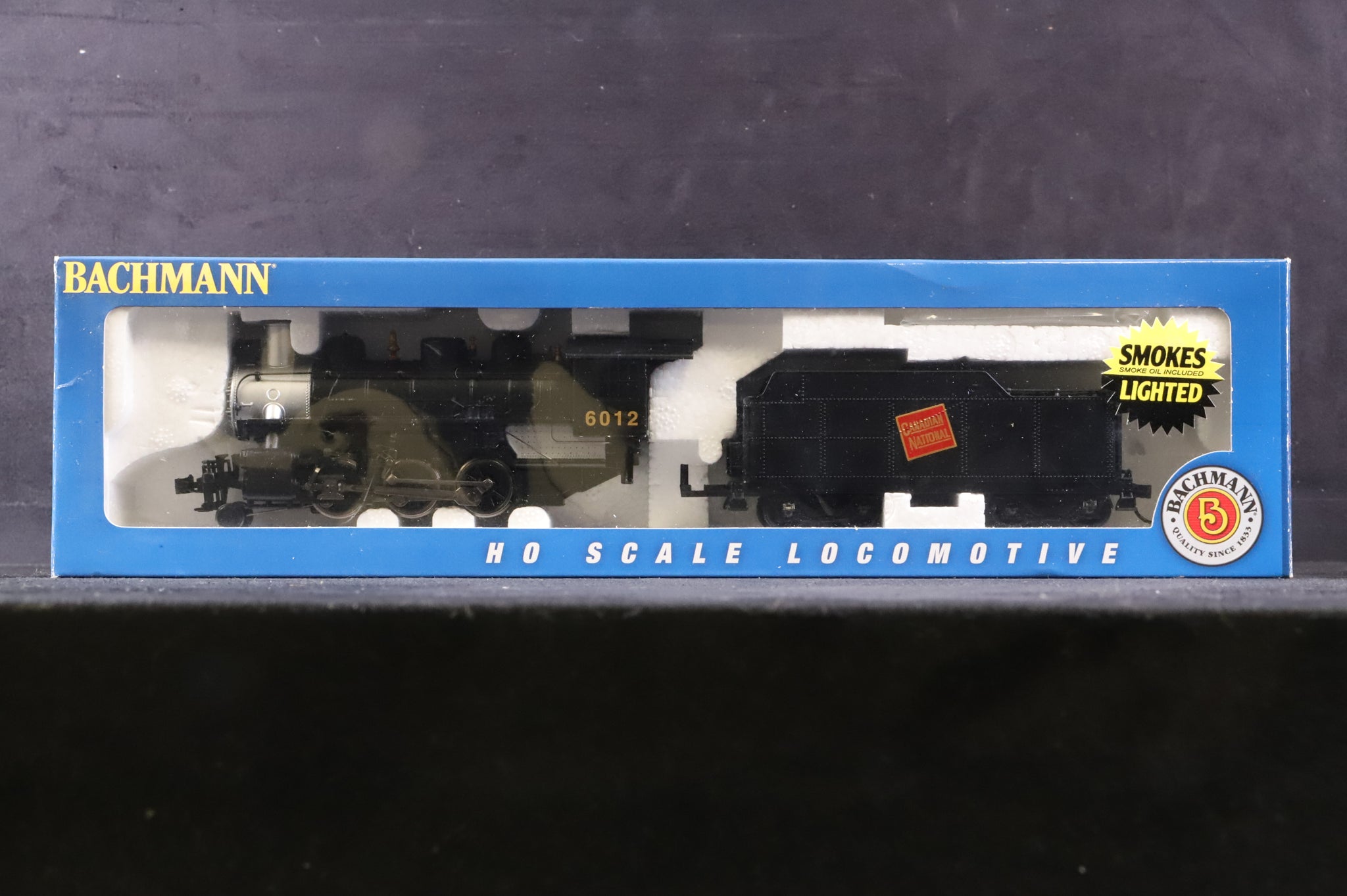 Bachmann HO 56513 2-6-0 Mogul No.6012 in Canadian Nation Black - Worki ...