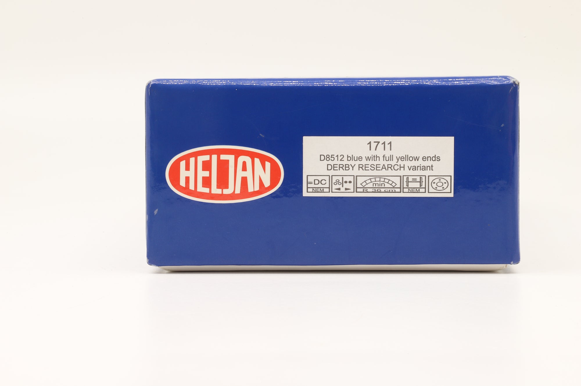 Heljan OO Derby Research 'D8512' Blue with Full Yellow Ends, Dummy Loco