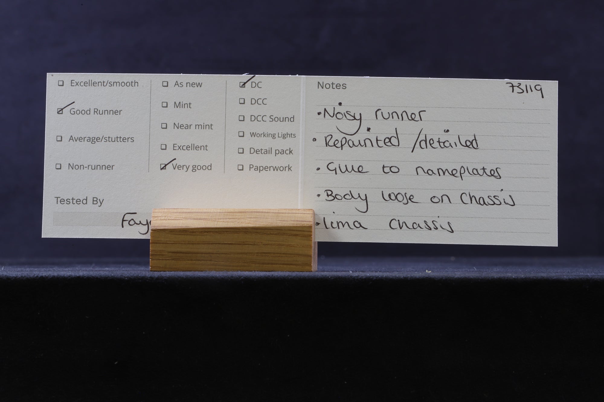 Hornby Class 73 '73119' GB Rail freight Repainted, Renumbered & Renamed