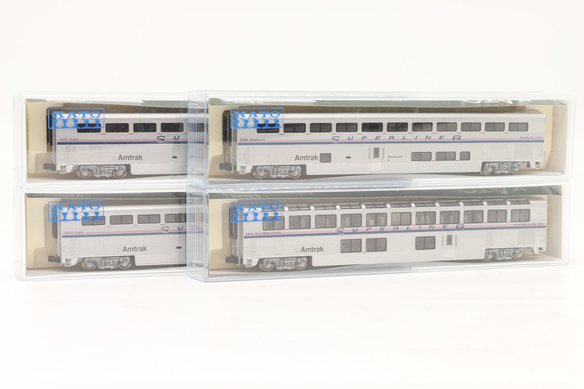 Kato N 106-3505 Amtrak Superliner Passenger Car Set B