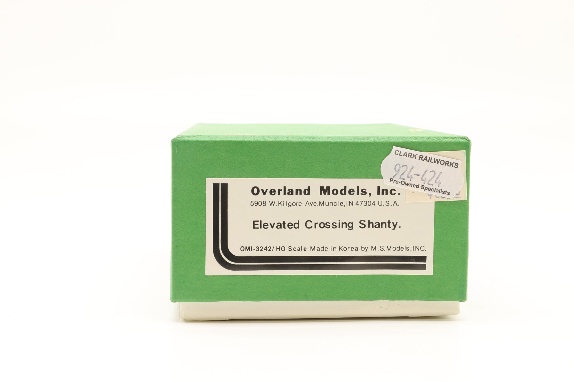 Overland Models HO Brass Elevated Crossing Shanty Unpainted