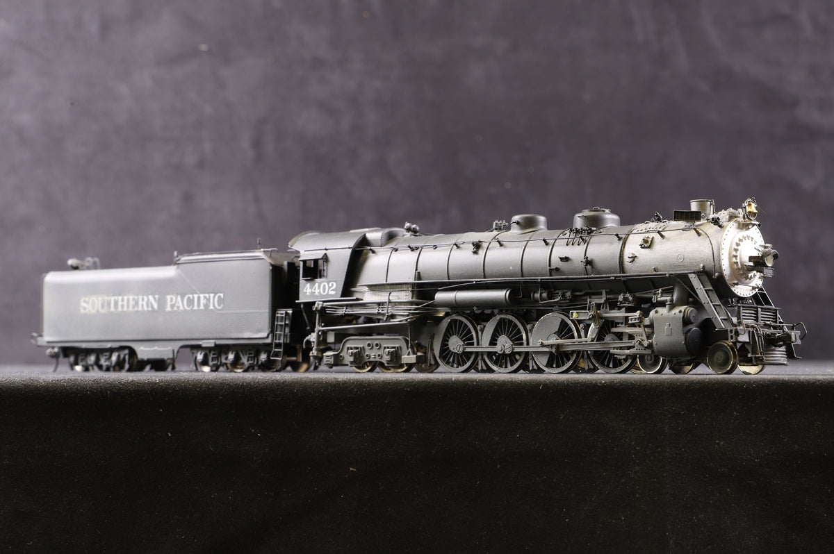 Sunset Models HO Brass GS-1 Class 4-8-4 Southern Pacific &#39;4402&#39; Steam Locomotive, Weathered