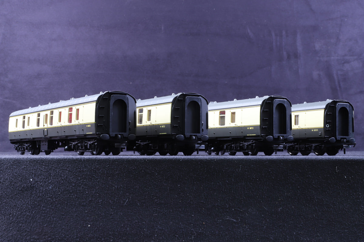 Hornby OO Rake of 4 Mk1 BGs in BR(W) Chocolate/Cream