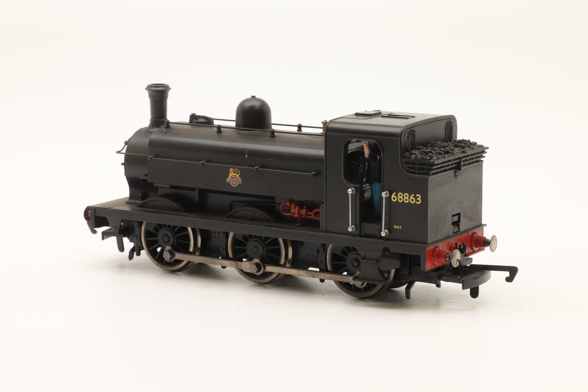 Hornby OO R3121X Class J52 '68863' BR Black E/C Weathered DCC Fitted