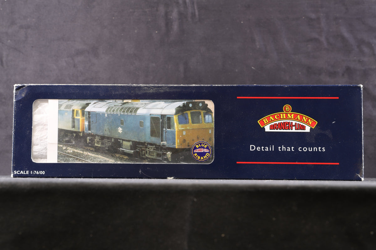 Bachmann OO 32-404 Class 25/3 Diesel &#39;25054&#39; BR Blue, Weathered