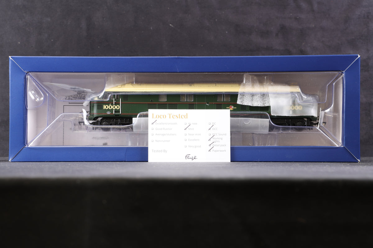 Bachmann OO 31-995 LMS &#39;10000&#39; BR Green Lined Orange &amp; Black, DCC Fitted