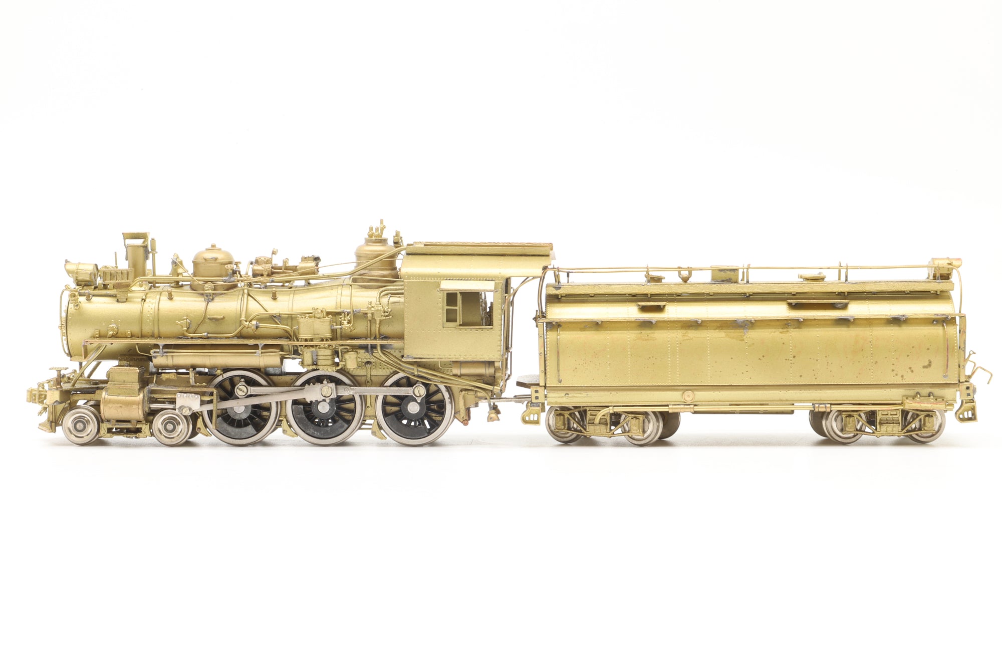 Westside Model Co/Samhongsa HO Brass Southern Pacific Fire Train, Plain Brass