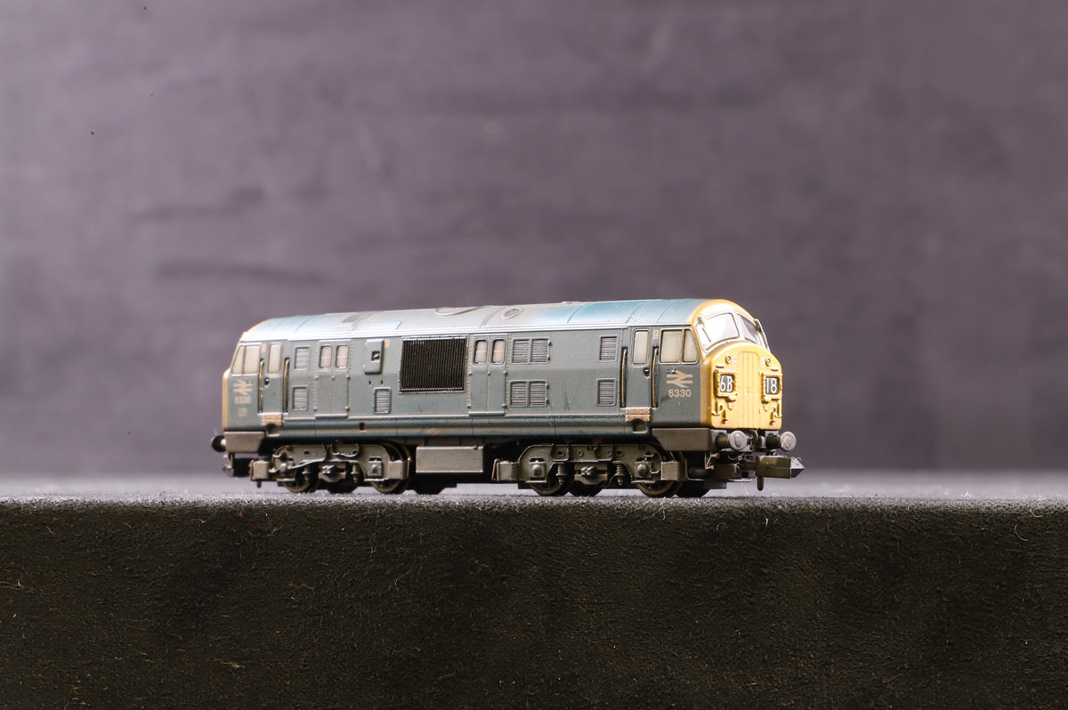 Dapol N 2D-012-012 BR Blue Class 22 &#39;6330&#39; w/Full Yellow Warning Panels, Weathered