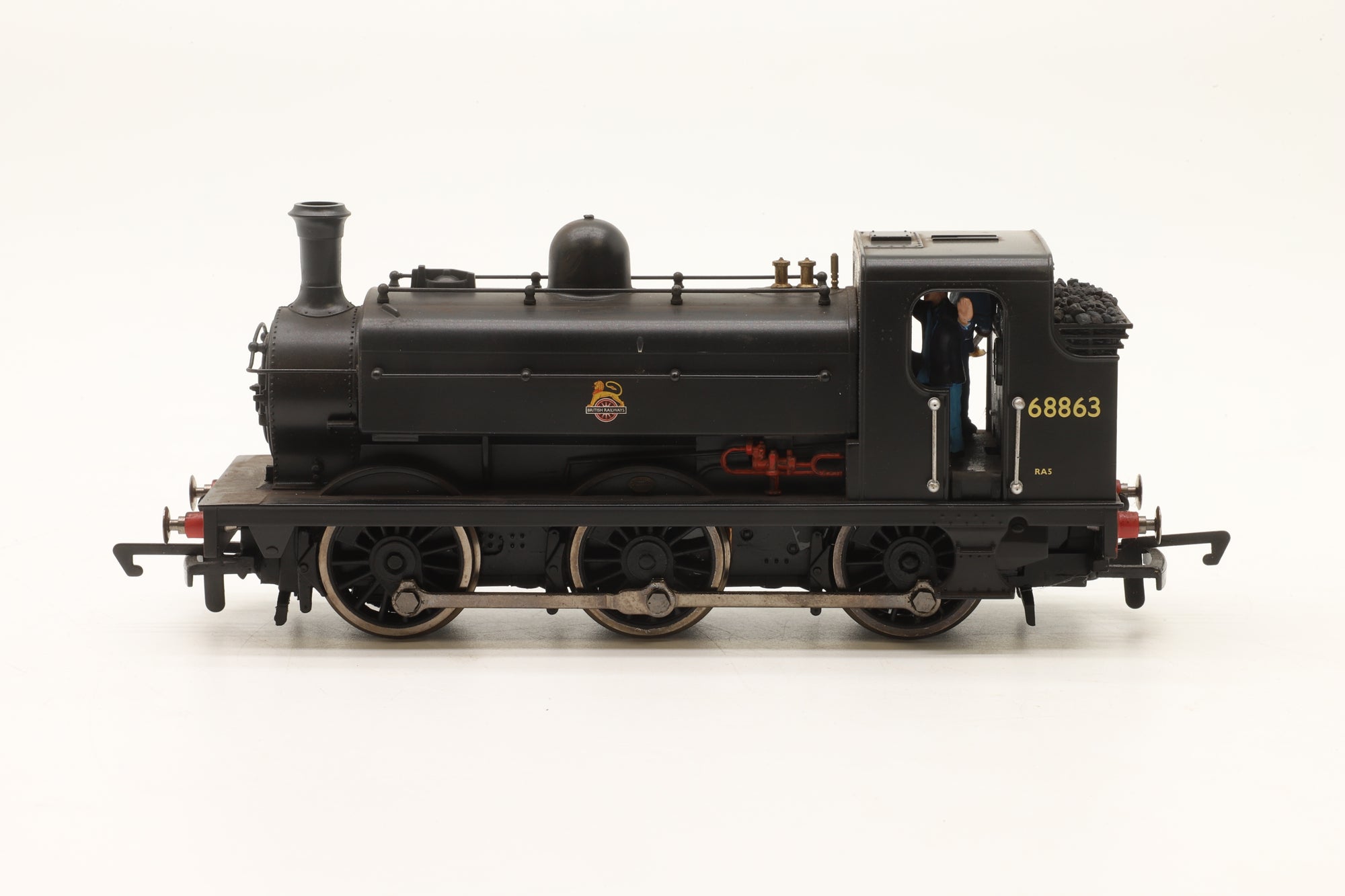 Hornby OO R3121X Class J52 '68863' BR Black E/C Weathered DCC Fitted