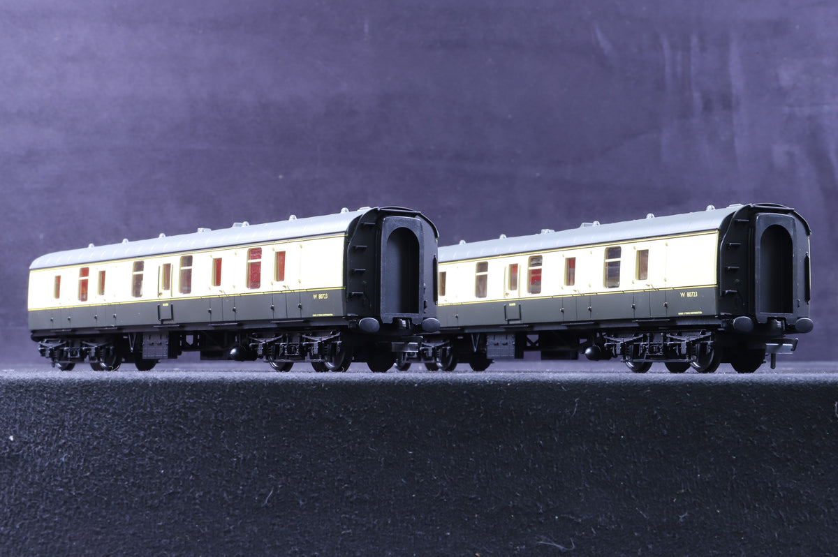 Hornby OO Rake of 4 Mk1 BGs in BR(W) Chocolate/Cream